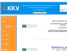 Tablet Screenshot of kkv-essen.de